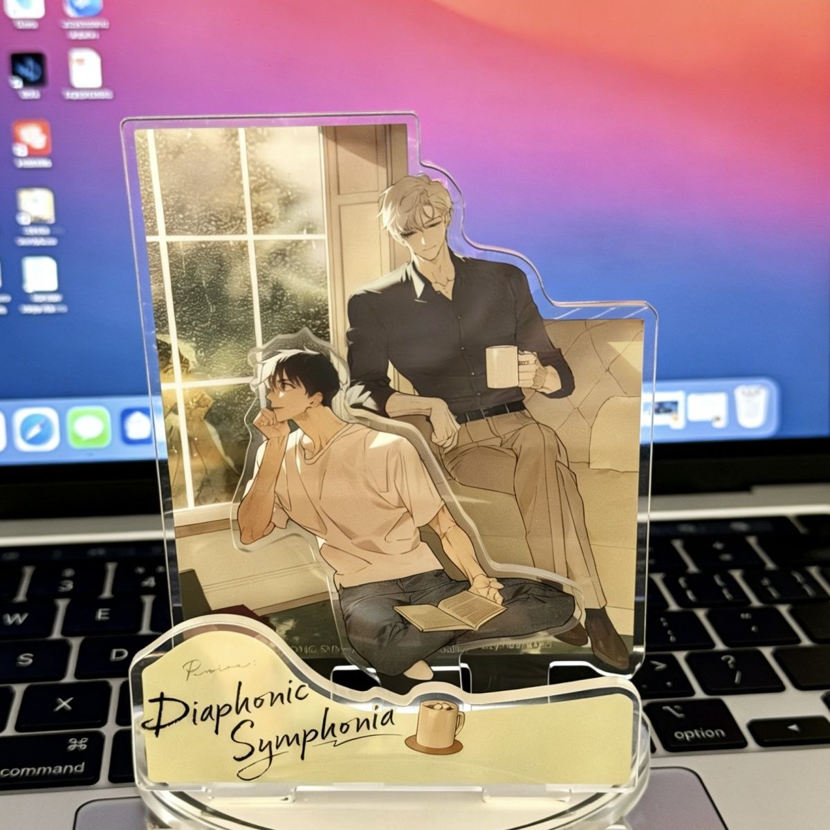 Korean Desk Setup - Standee Akrilik Manhwa BL Korea Baru,