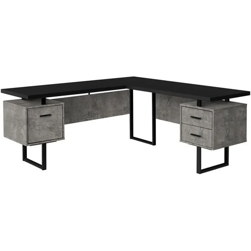 Desk Setup For Office - Meja Komputer Bentuk L 70 dengan