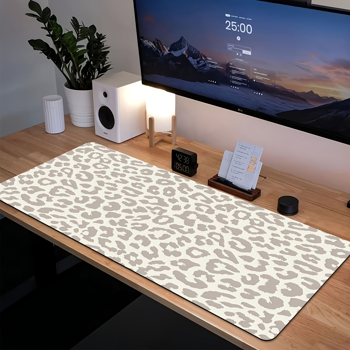 Desk Setup Beige - XL/XXL Keyboard Komputer dan Alas Mouse