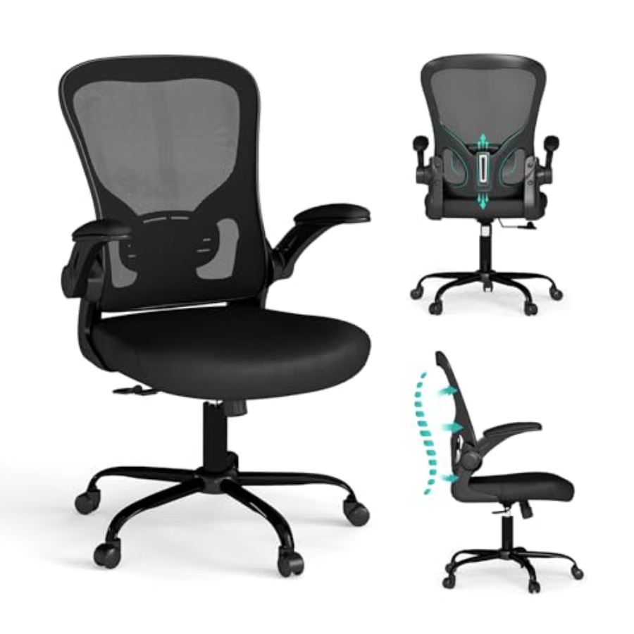 Desk Setup Height - Kursi Kantor Berjaring, Kursi Meja Komputer