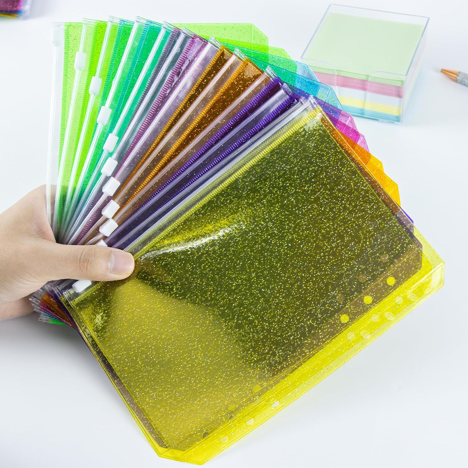 Ring Binder Box - Kantong Resleting A5/A6 Baru 6 Warna