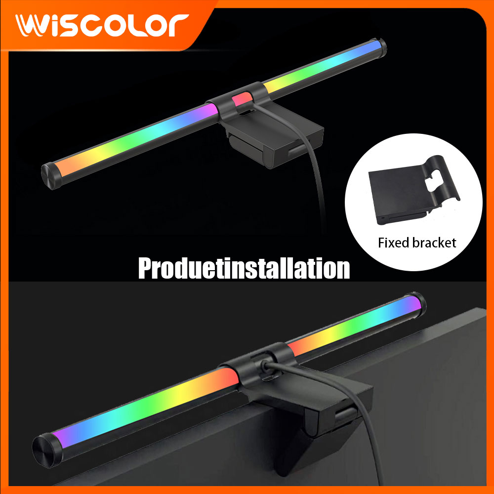 Desk Setup On Bed - Lampu Monitor Lightbar, Lampu Gantung Layar,