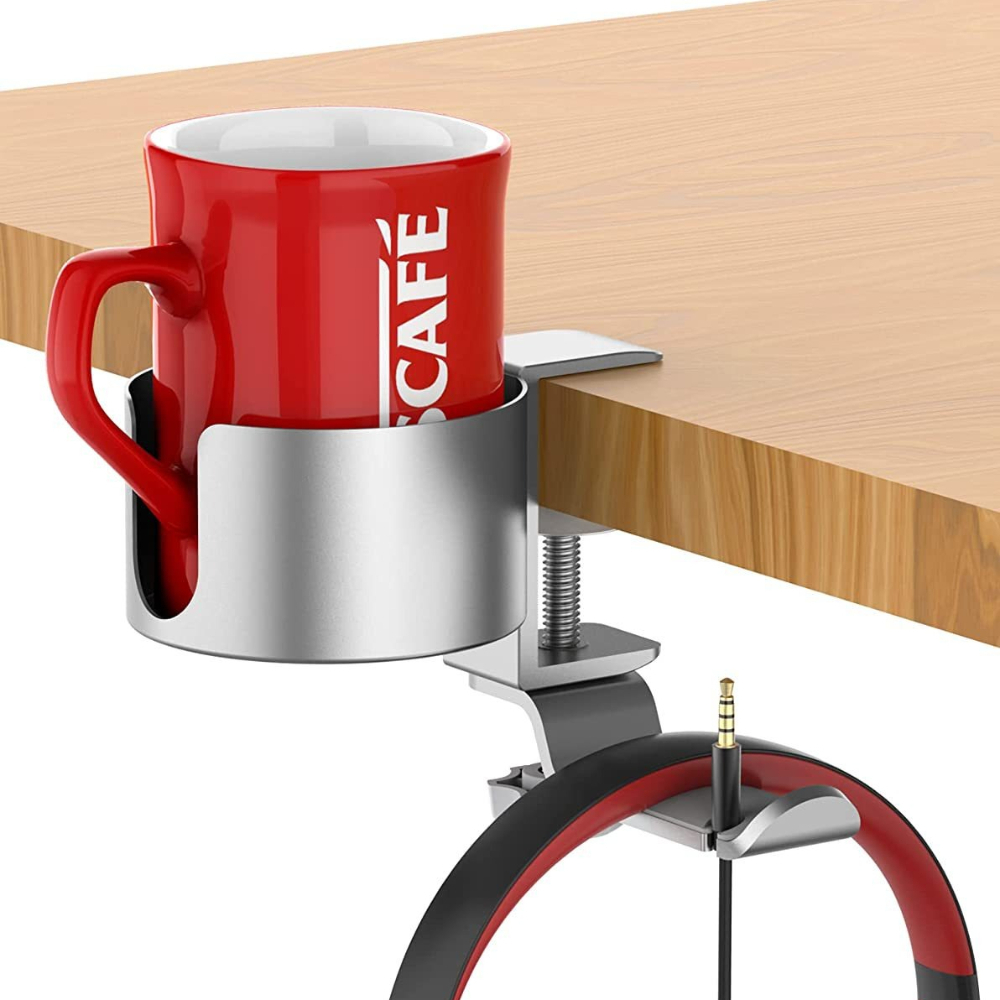 Desk Setup For Office - 360 ° Penyangga Headset Meja Putar