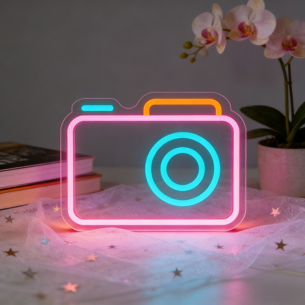 Lampu Neon LED untuk Dinding,  - Desk Setup Photography ulasan dan harga