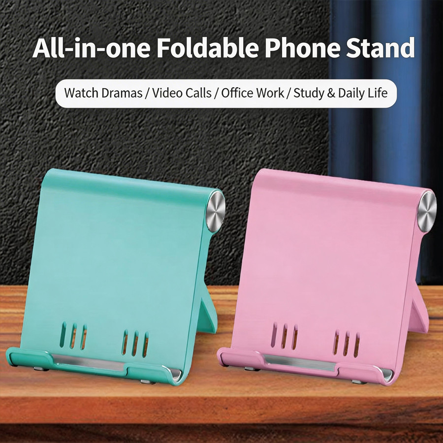 Penyangga Ponsel yang Dapat Di - Desk Setup Stand ulasan dan harga