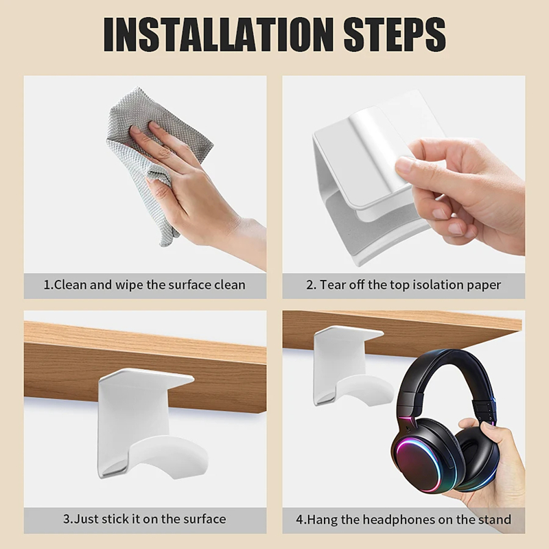 Penyangga Headphone Universal, - Desk Setup Stand ulasan dan harga