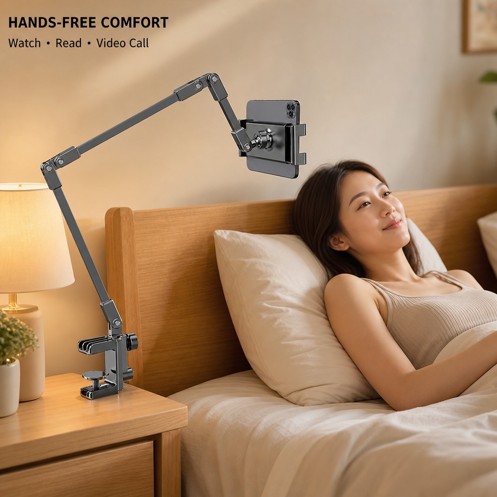 Penyangga Ponsel yang Dapat Di - Desk Setup Stand ulasan dan harga