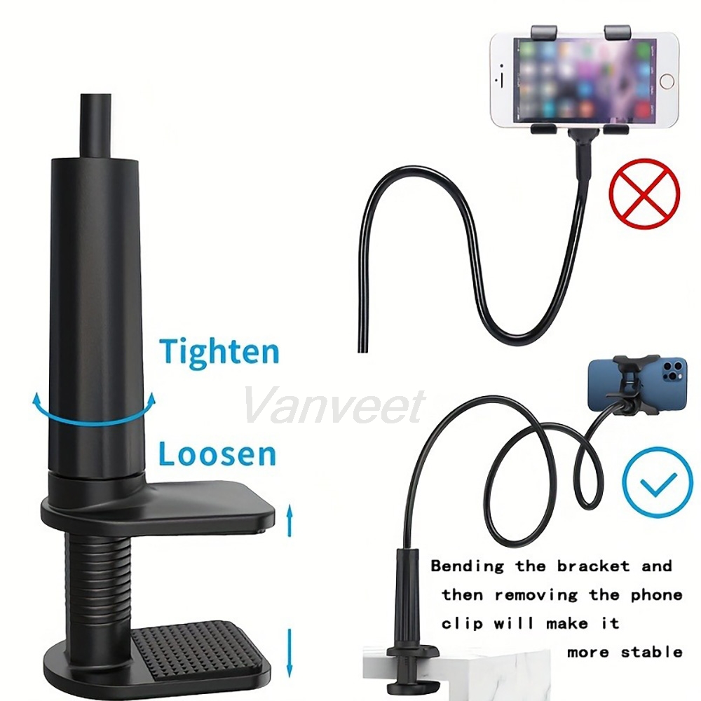 360 °   Penyangga Ponsel Fleks - Desk Setup Stand ulasan dan harga