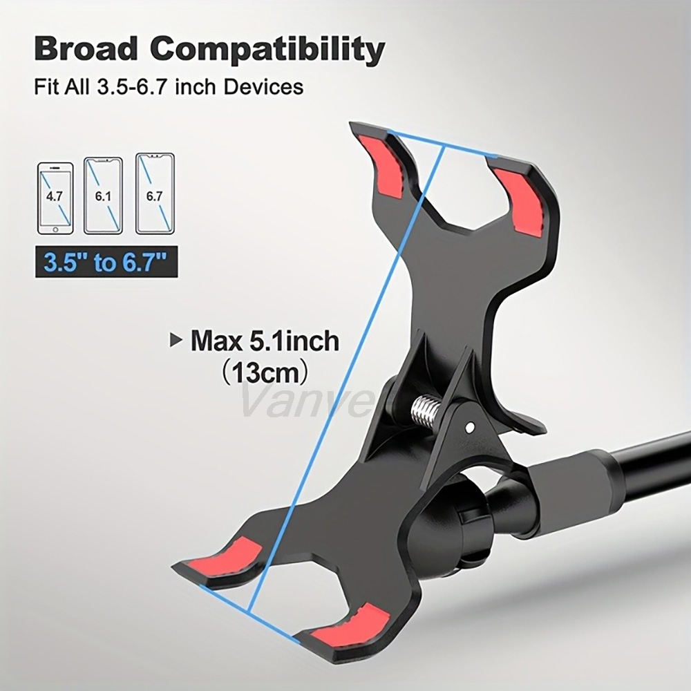 360 °   Penyangga Ponsel Fleks - Desk Setup Stand ulasan dan harga