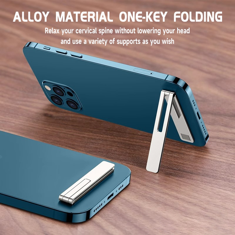 Braket Ponsel Lipat Baja Logam - Desk Setup Stand ulasan dan harga