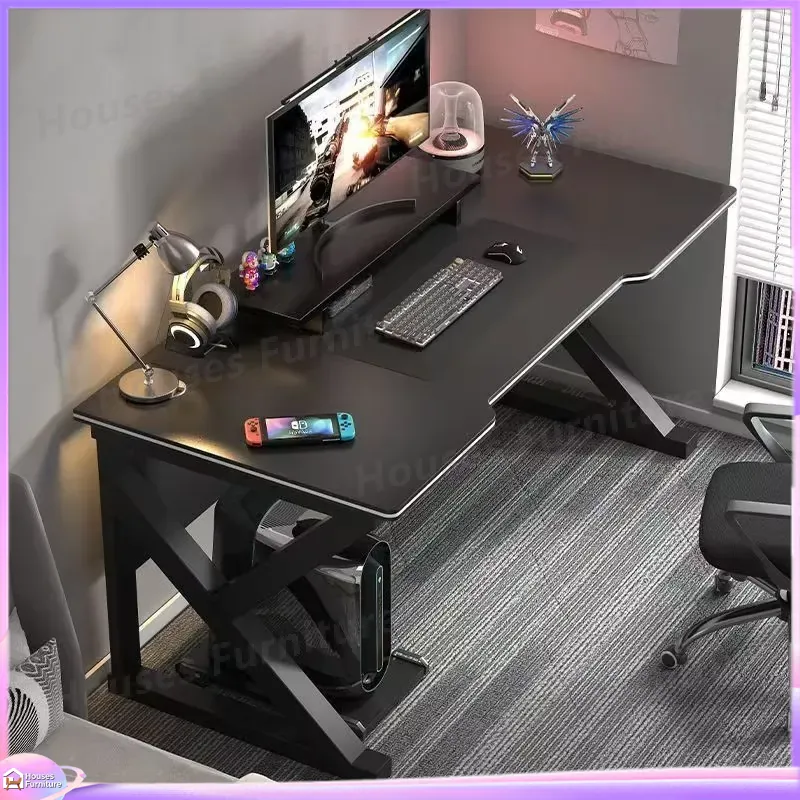 Meja Gaming Cafe Metal Hitam M - Desk Setup For Office ulasan dan harga