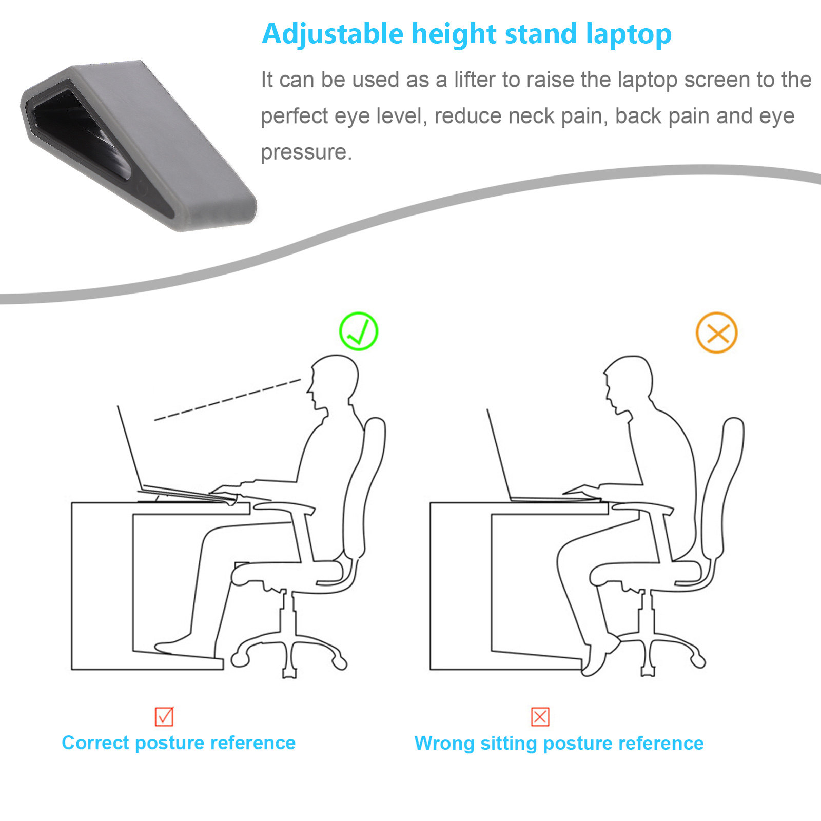 2Pcs Penyangga Laptop Notebook - Desk Setup Height ulasan dan harga
