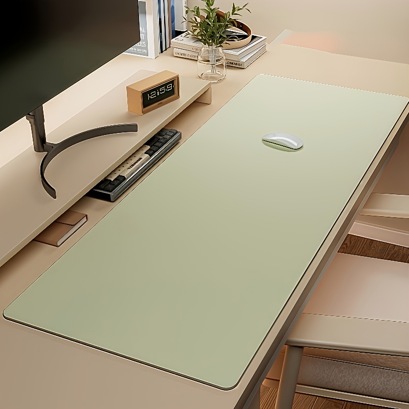 1 Buah Alas Mouse Kulit Imitas - Desk Setup Rug ulasan dan harga