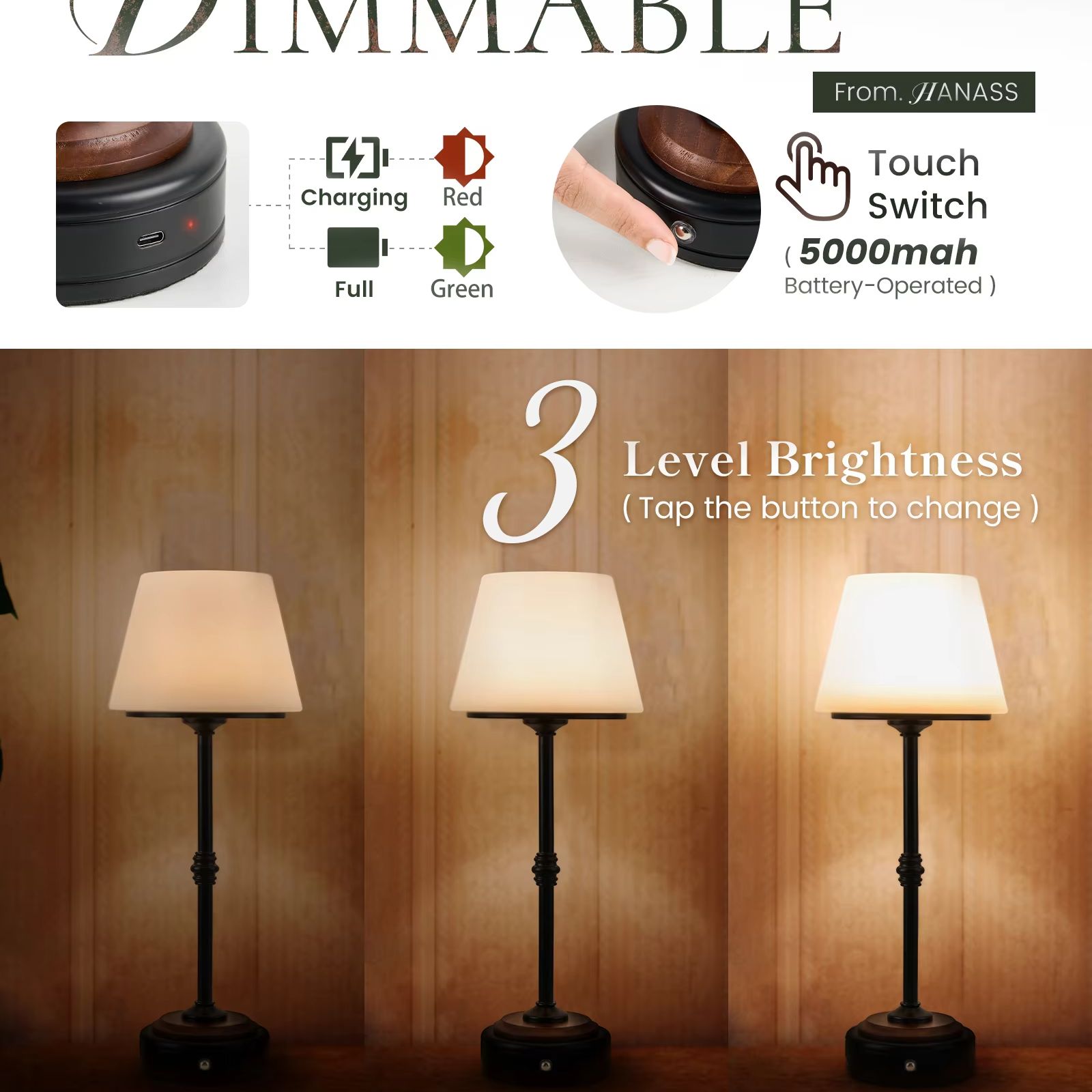 Lampu Meja Tanpa Kabel Set Lam - Desk Setup Bedroom ulasan dan harga
