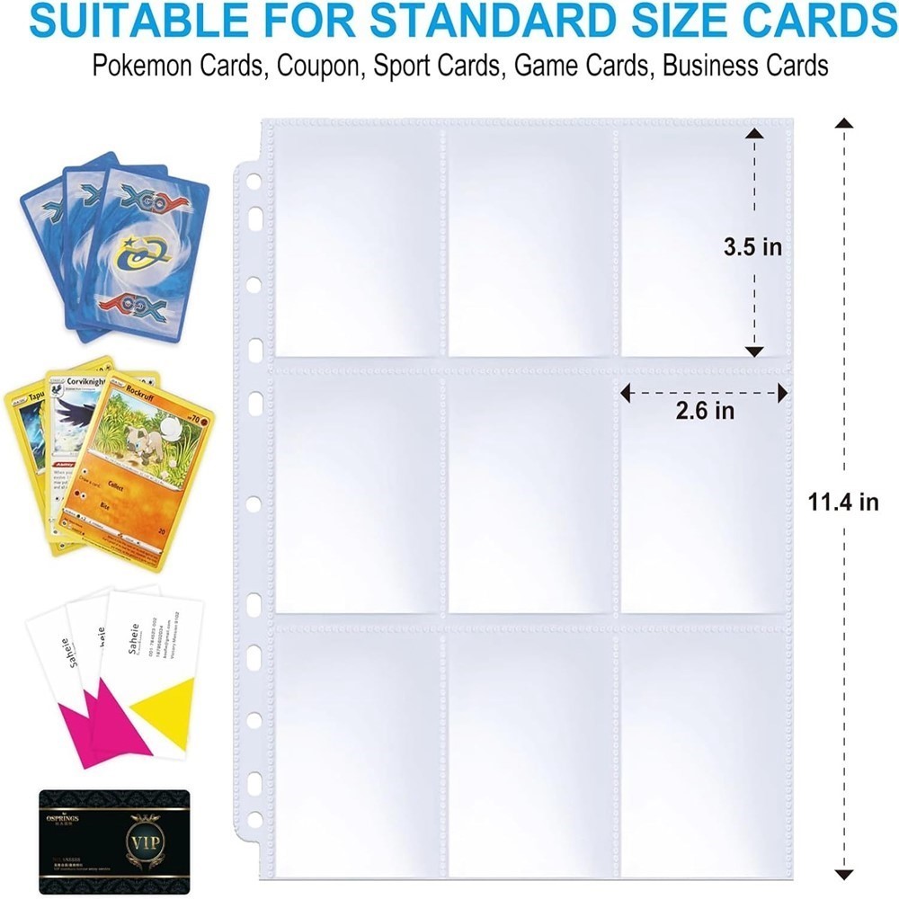 50 Lembar 9 Kantong Halaman Pe - Ring Binder Box ulasan dan harga