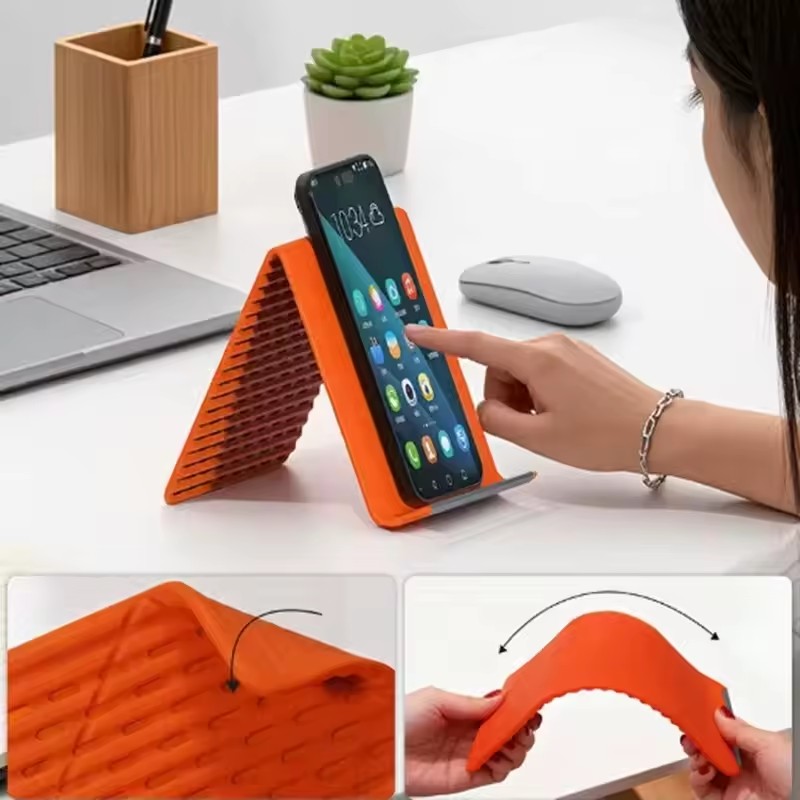 Penyangga Ponsel Portabel Sili - Desk Setup Stand ulasan dan harga