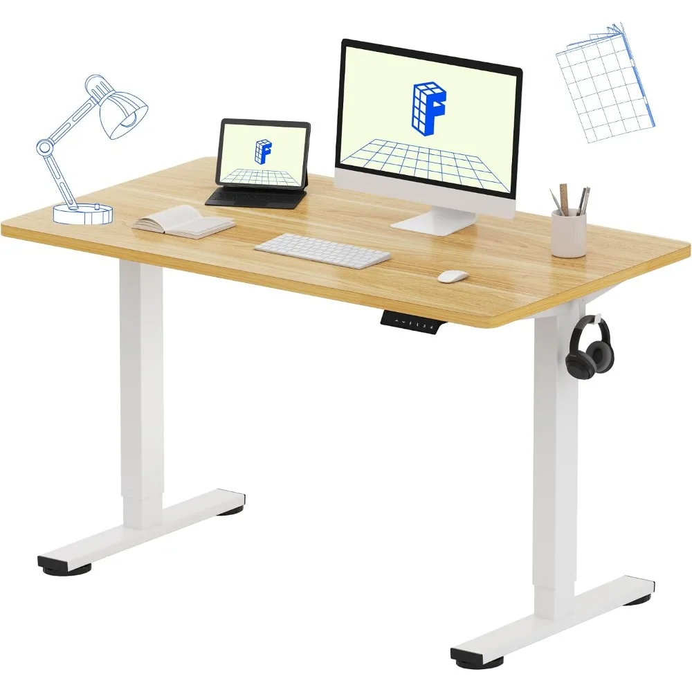 Meja Kerja Berdiri Satu Bagian - Desk Setup Dual Monitor ulasan dan harga
