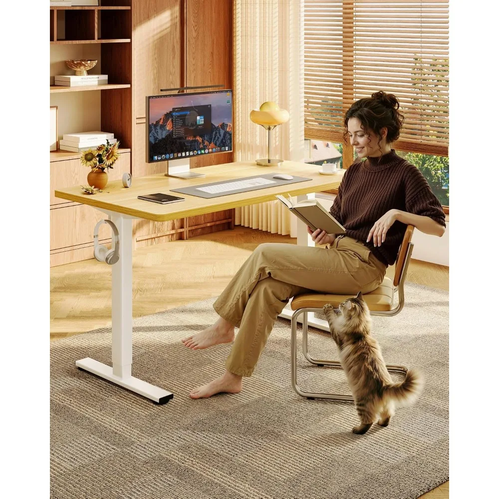 Meja Kerja Berdiri Satu Bagian - Desk Setup Dual Monitor ulasan dan harga