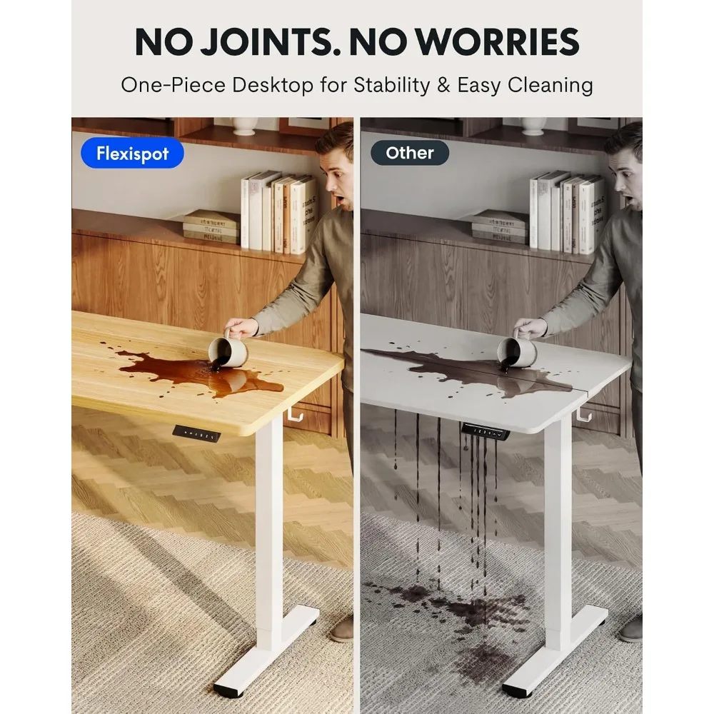 Meja Kerja Berdiri Satu Bagian - Desk Setup Dual Monitor ulasan dan harga