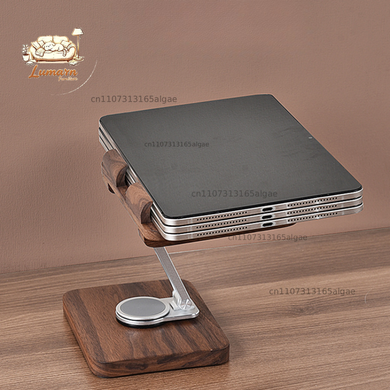 Penyangga iPad Black Walnut de - Desk Setup With Ipad ulasan dan harga