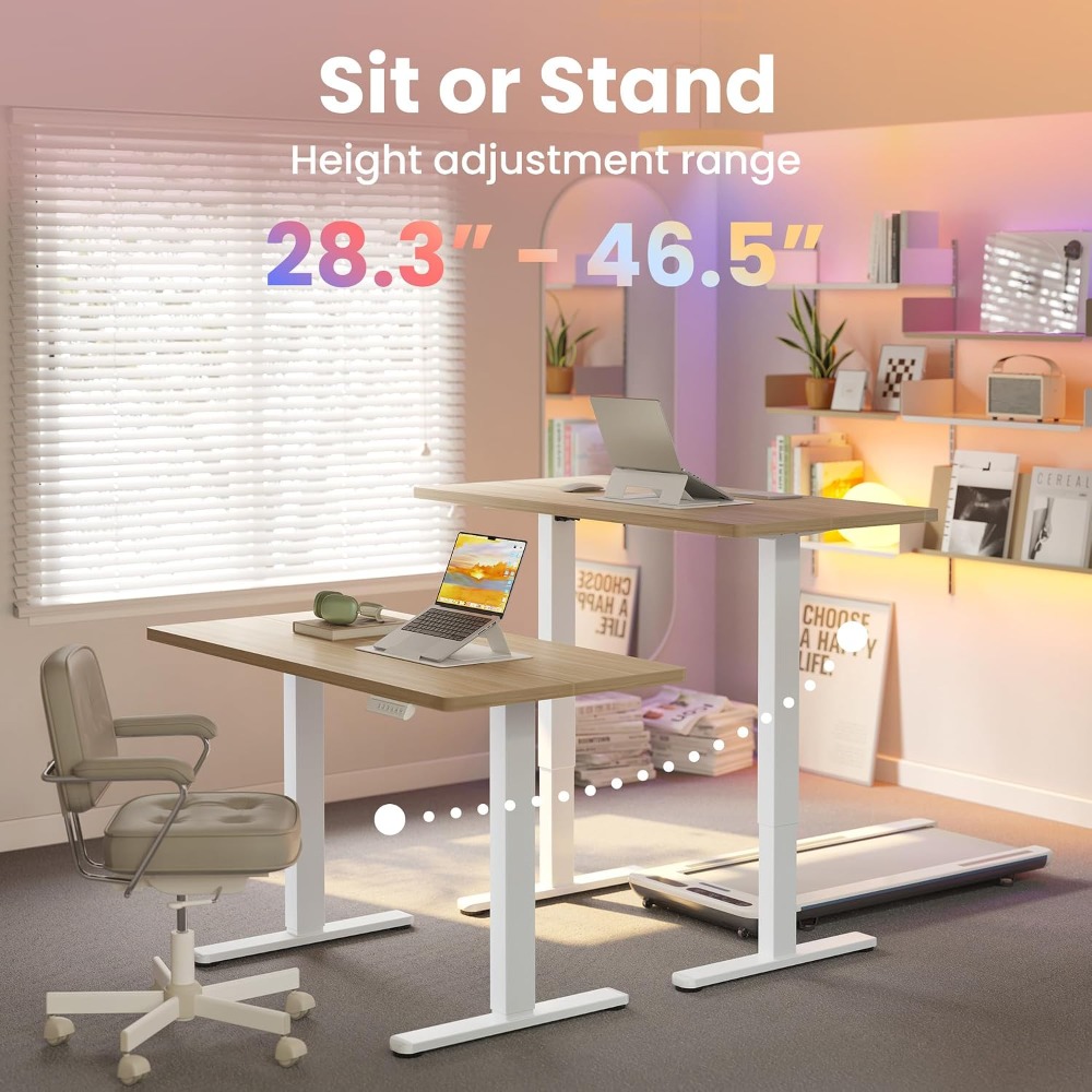 Meja Kerja Elektrik Kecil yang - Desk Setup Height ulasan dan harga