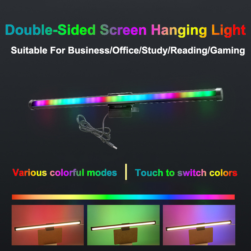 Lampu Meja Gantung Monitor LED - Desk Setup On Bed ulasan dan harga