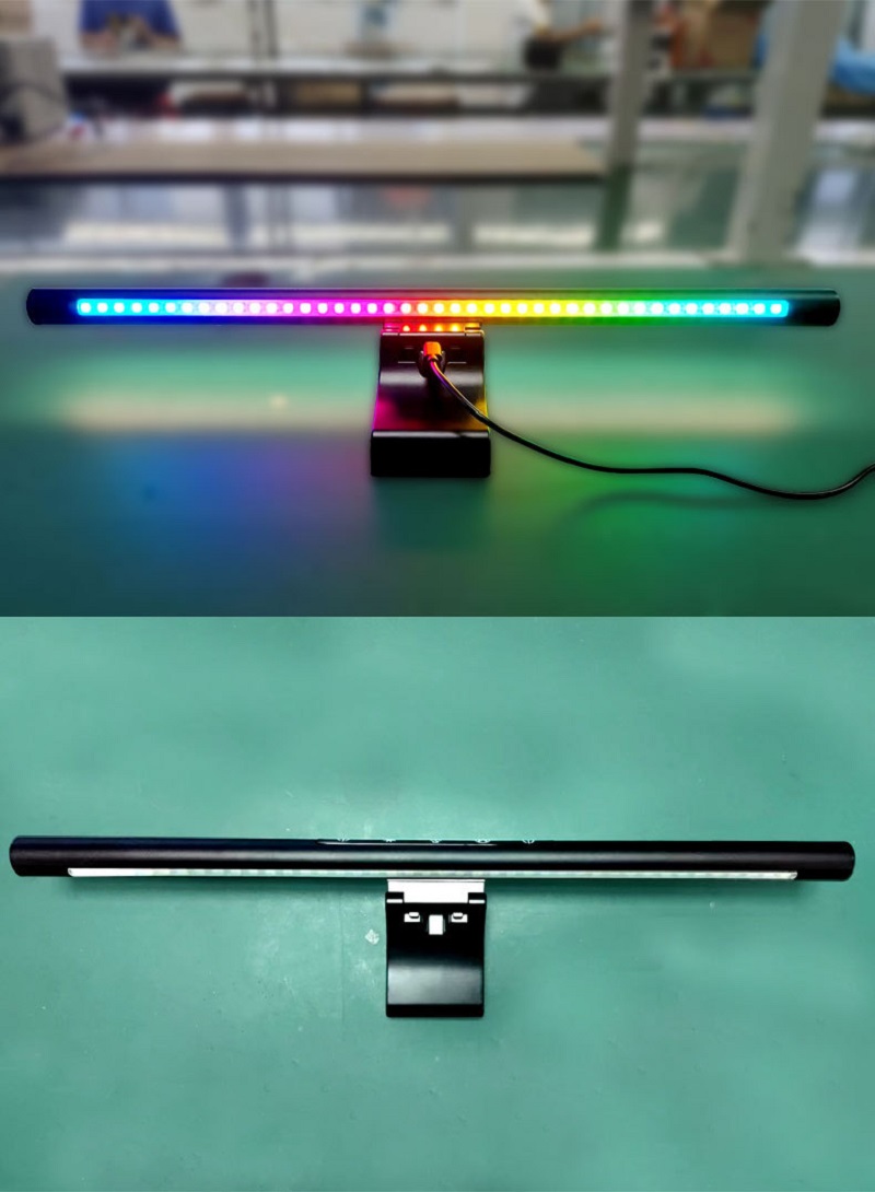 Lampu Meja Gantung Monitor LED - Desk Setup On Bed ulasan dan harga