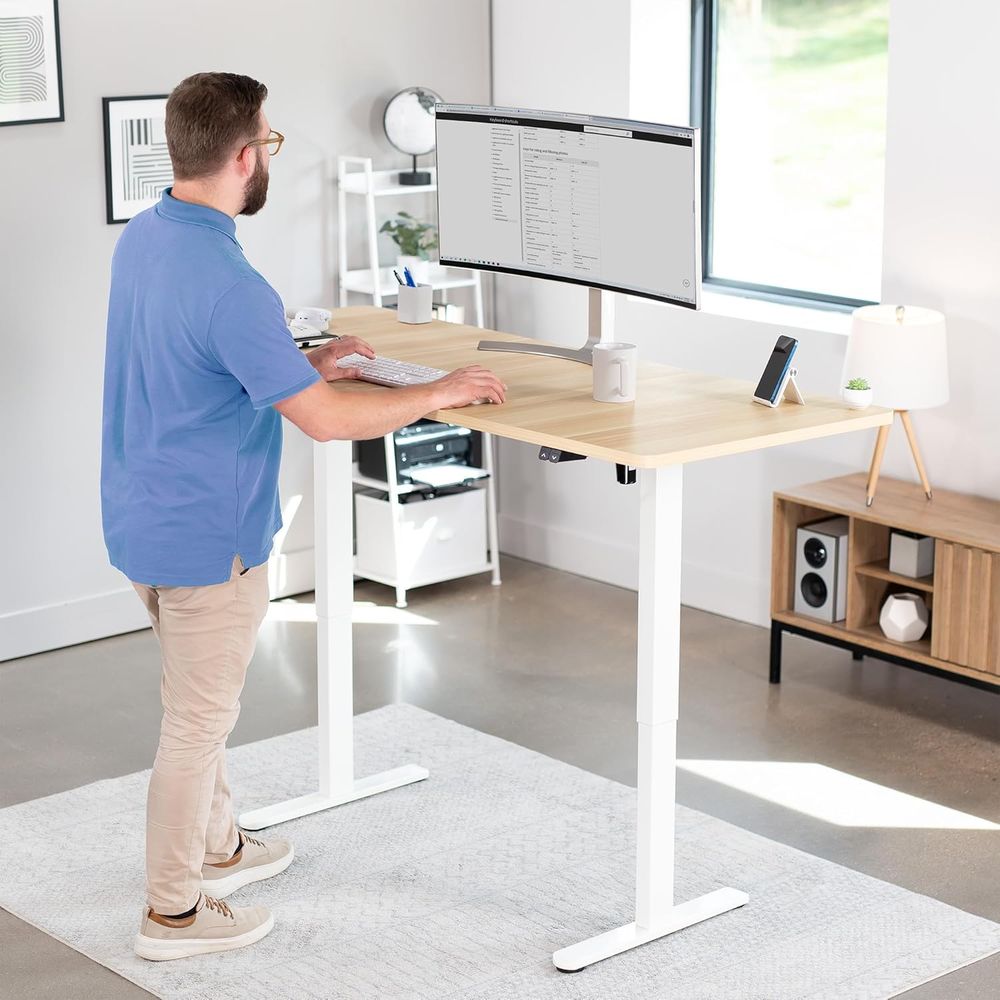 Meja Berdiri Elektrik 71 x 30  - Desk Setup Height ulasan dan harga