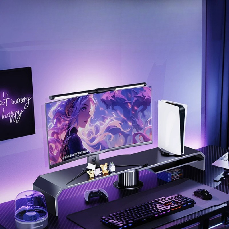 Penyangga Monitor Ganda untuk  - Desk Setup Dual Monitor ulasan dan harga