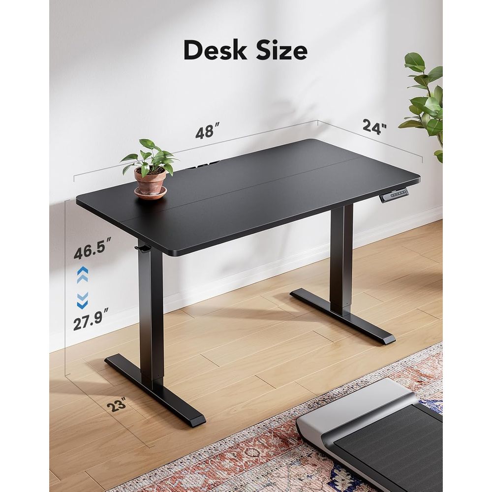 Meja Kerja Elektrik yang Dapat - Desk Setup Height ulasan dan harga