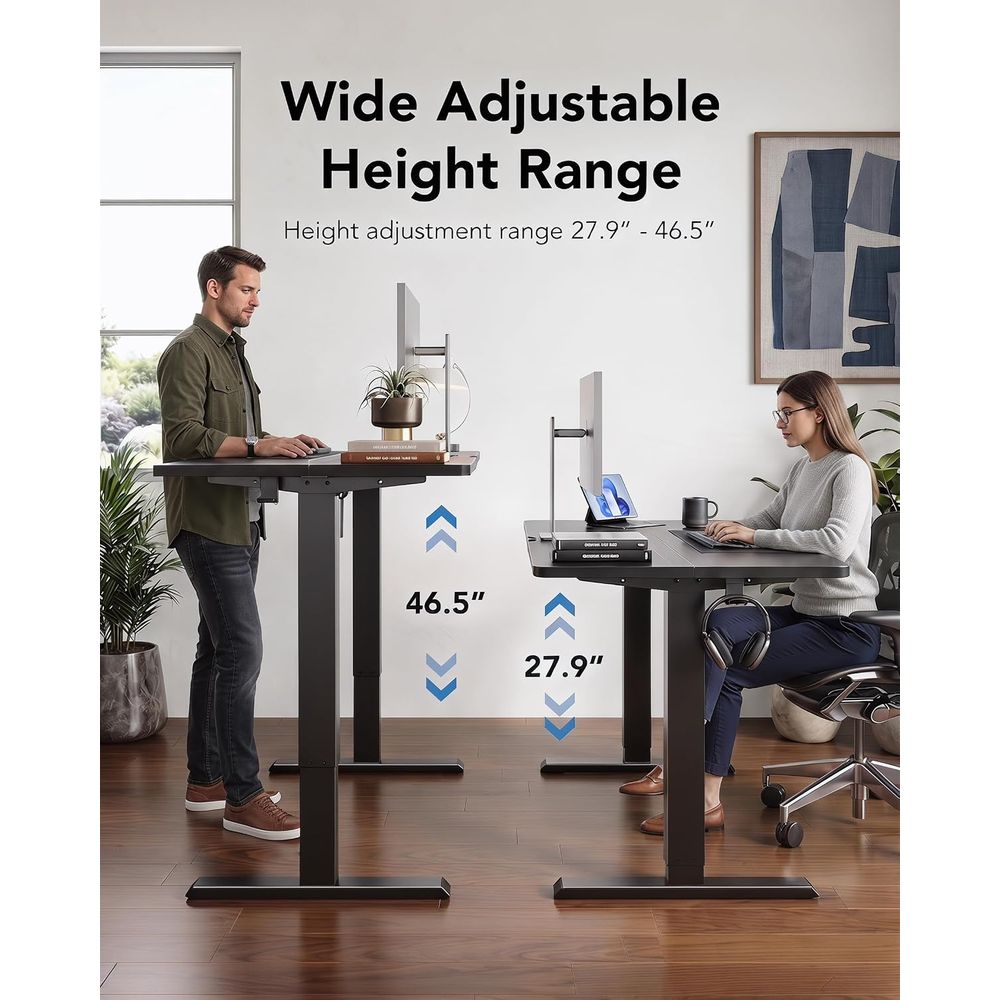 Meja Kerja Elektrik yang Dapat - Desk Setup Height ulasan dan harga