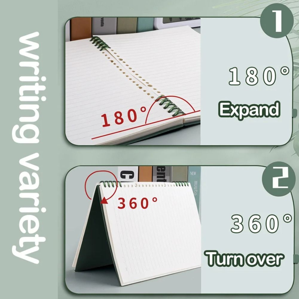 4Pcs Sampul Buku Loose-leaf PP - Ring Binder Box ulasan dan harga