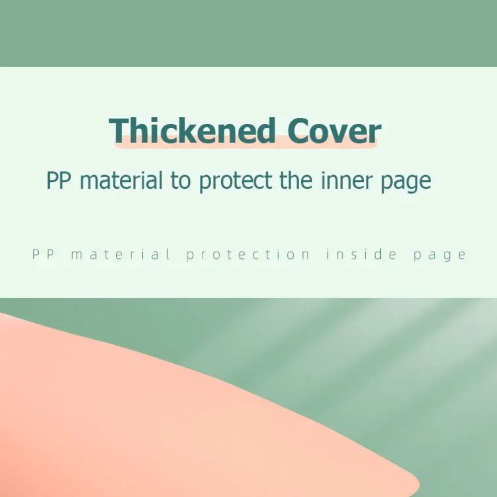 4Pcs Sampul Buku Loose-leaf PP - Ring Binder Box ulasan dan harga