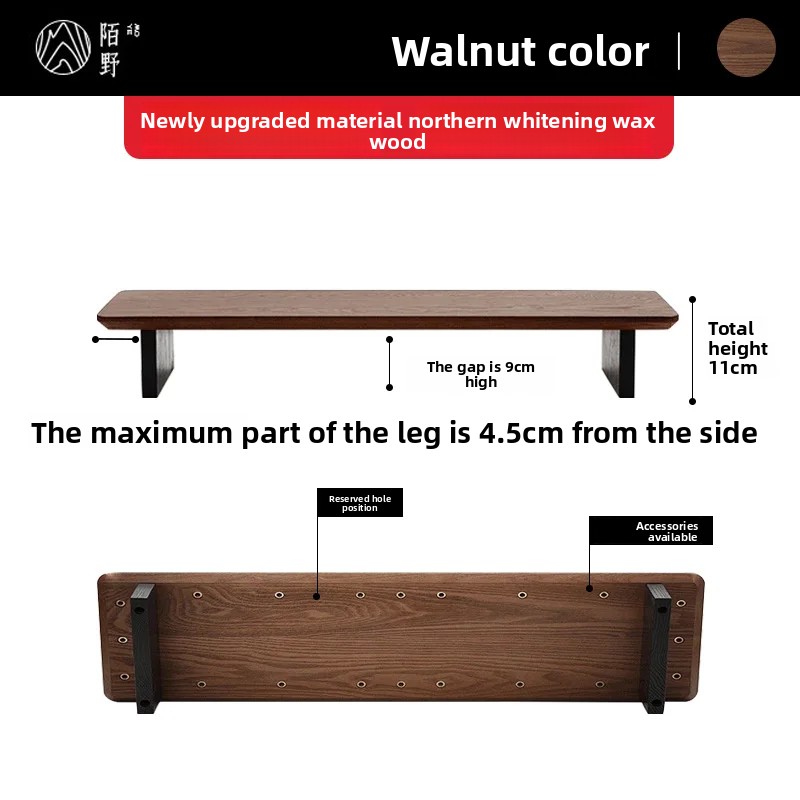 Penyangga Monitor Kayu Solid R - Desk Setup For Office ulasan dan harga