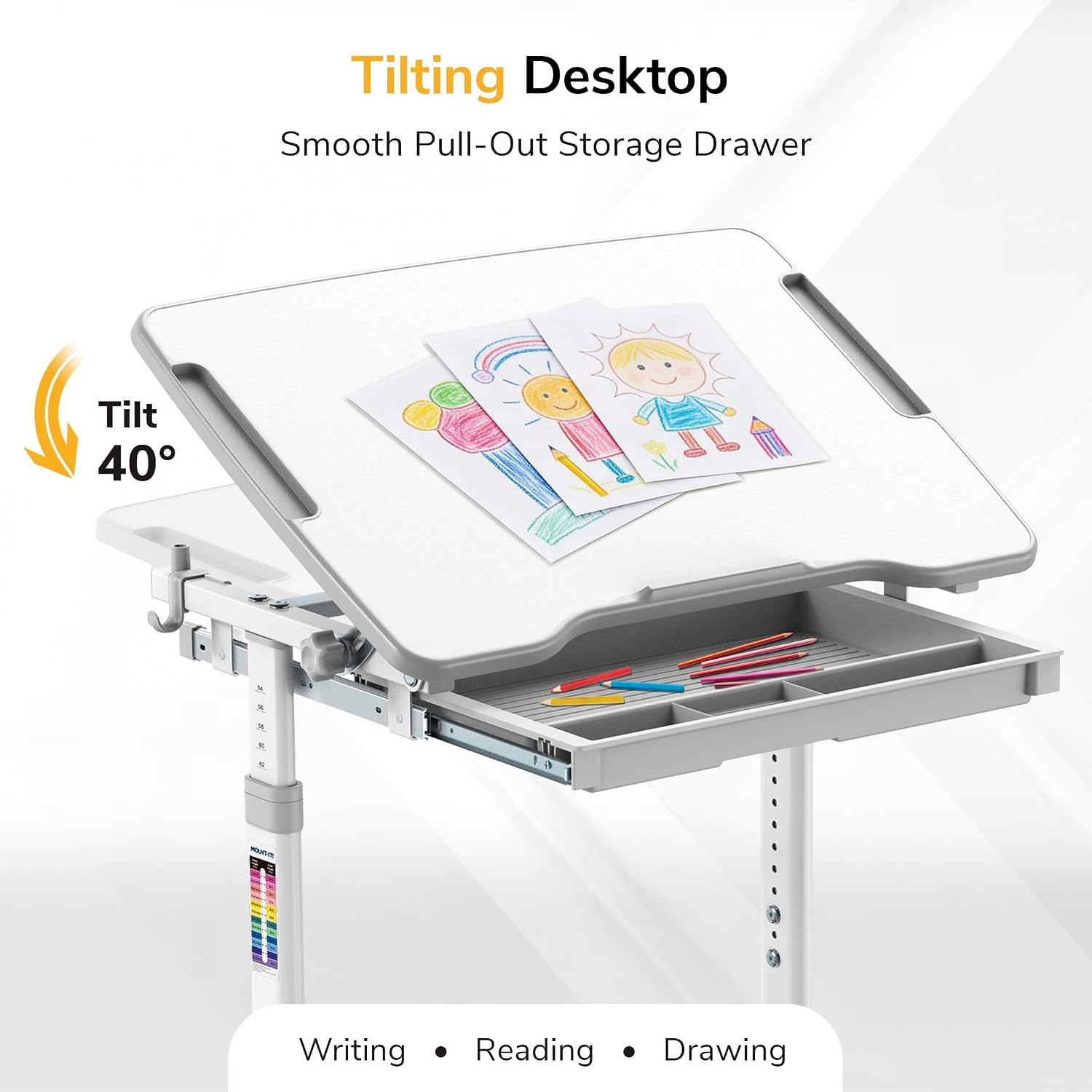 Set Meja dan Kursi Anak yang D - Desk Setup Height ulasan dan harga