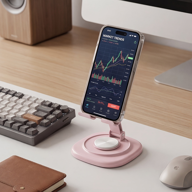 Macaron Desktop Metal Rotating - Desk Setup Stand ulasan dan harga
