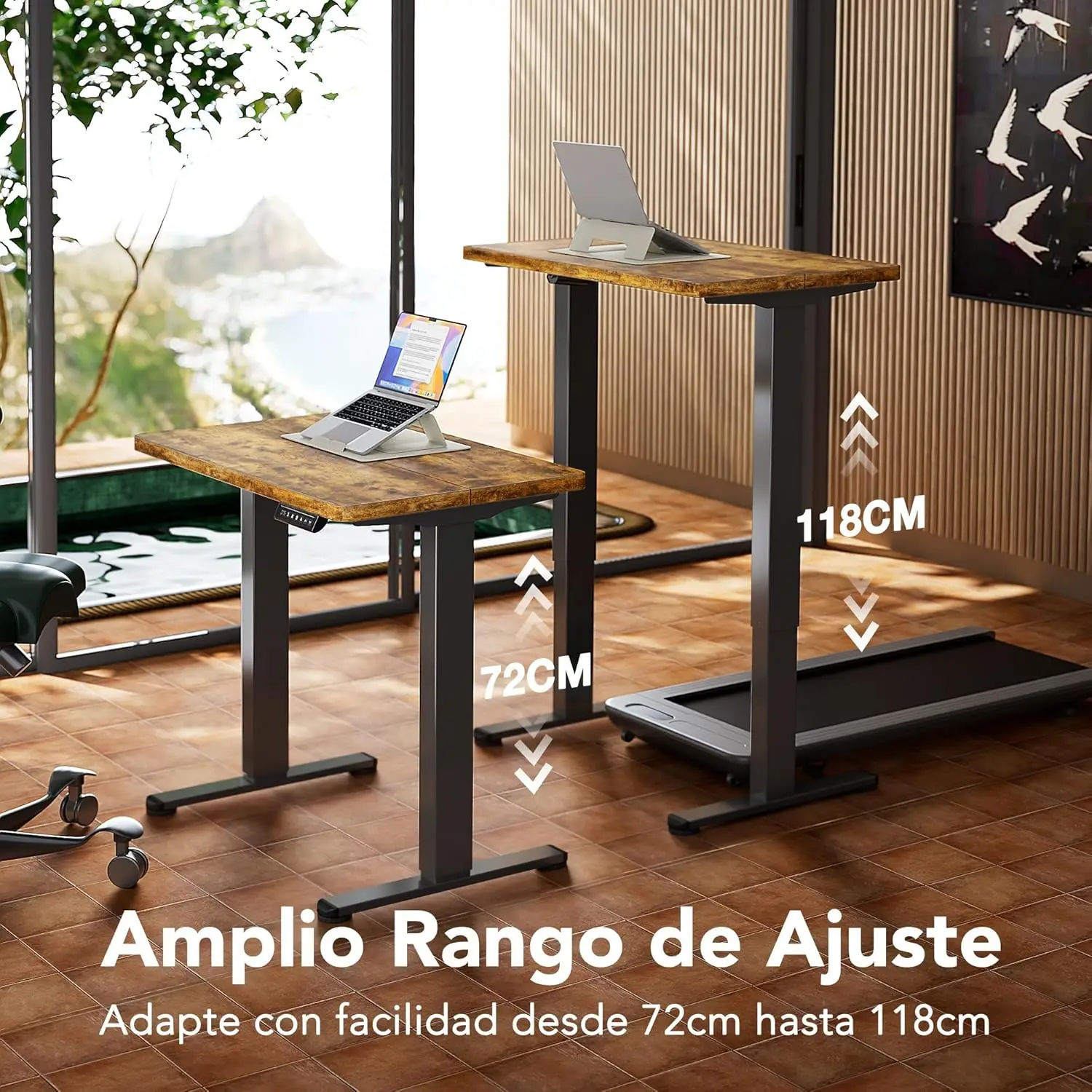 HUANUO Meja Kerja Elektrik Ber - Desk Setup Height ulasan dan harga