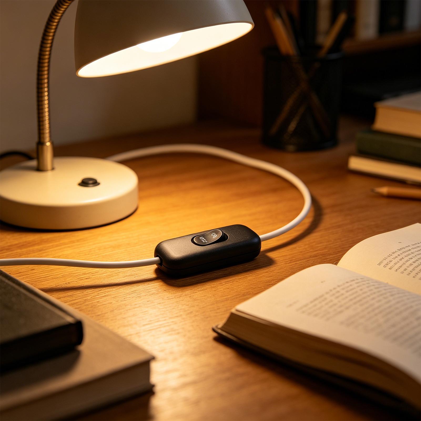 2 Buah Sakelar Kabel Inline 6A - Desk Setup On Bed ulasan dan harga