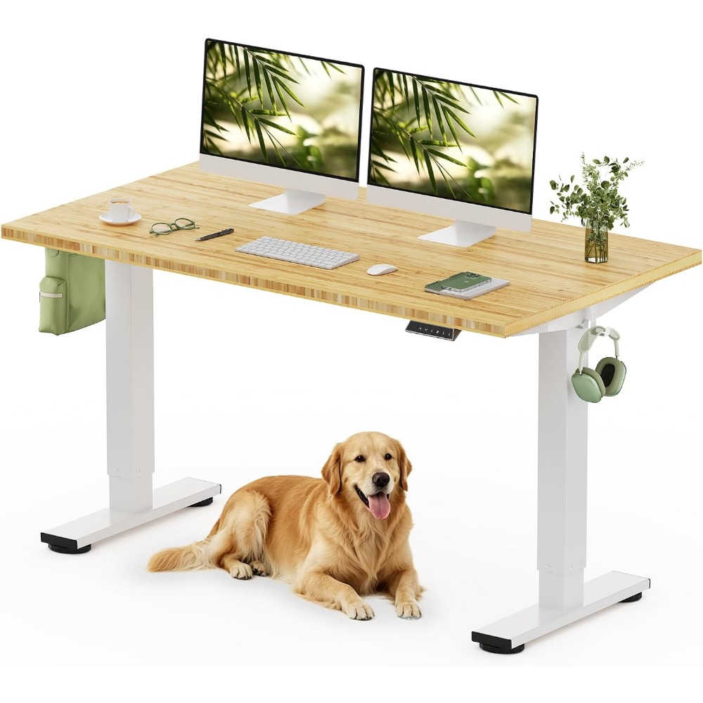 FLEXISPOT Meja Berdiri Bambu S - Desk Setup For Office ulasan dan harga