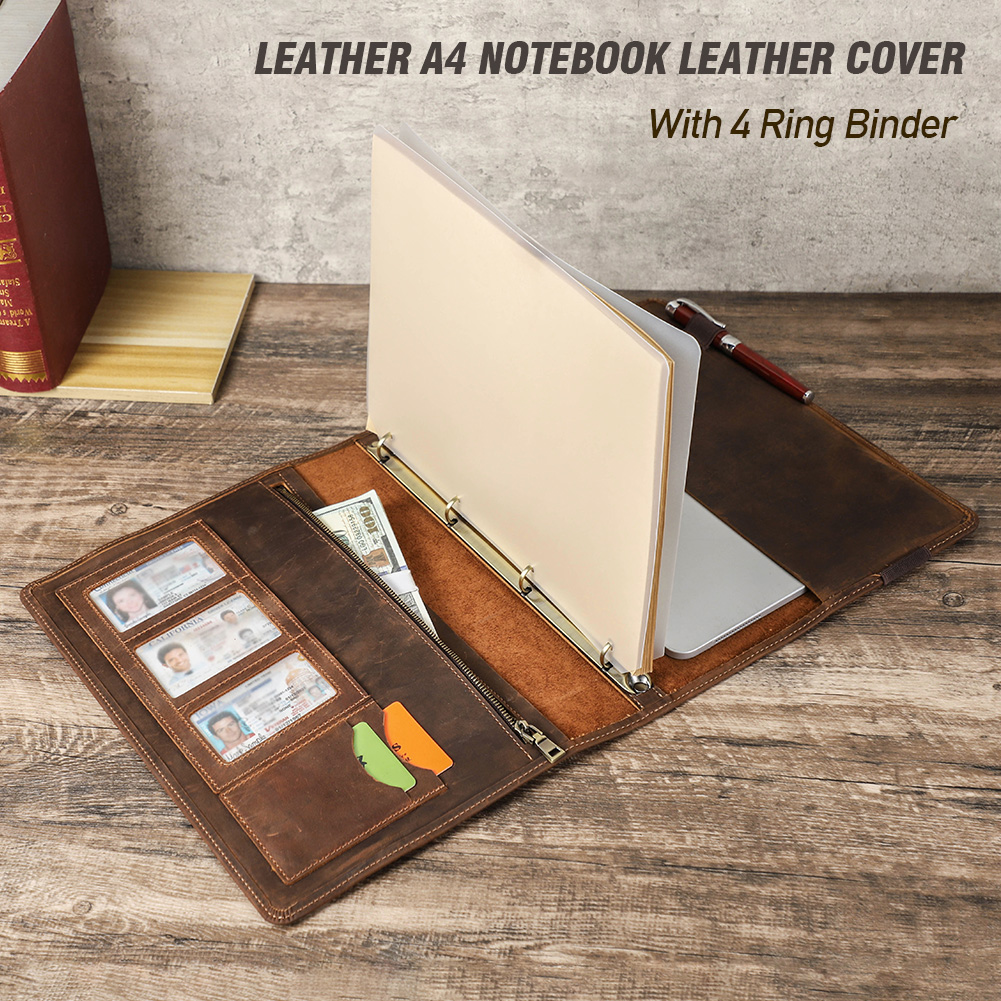 Dompet sampul kulit Notebook A - Ring Binder Box ulasan dan harga
