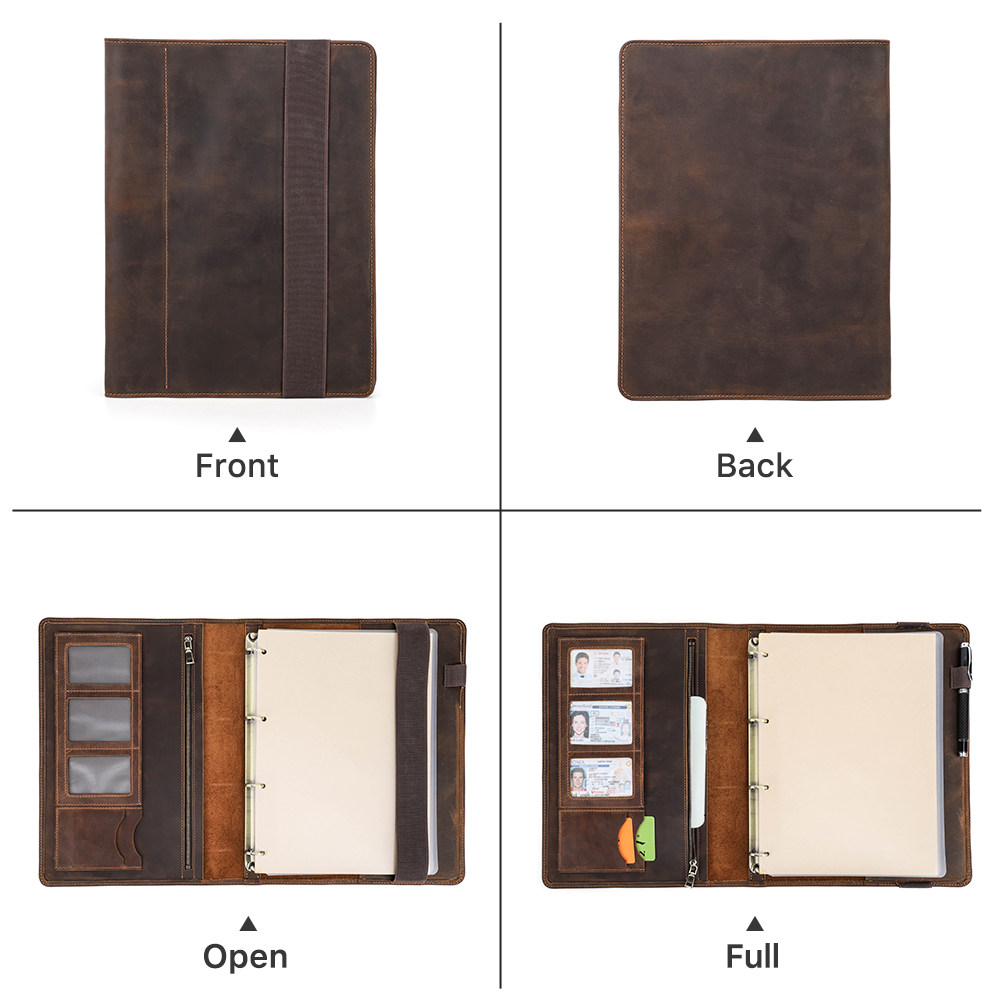 Dompet sampul kulit Notebook A - Ring Binder Box ulasan dan harga