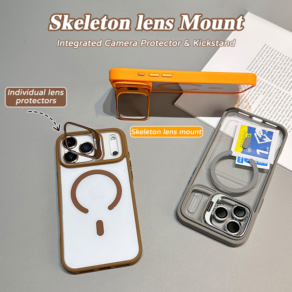 Casing Ponsel Magnetik dengan  - Desk Setup Stand ulasan dan harga