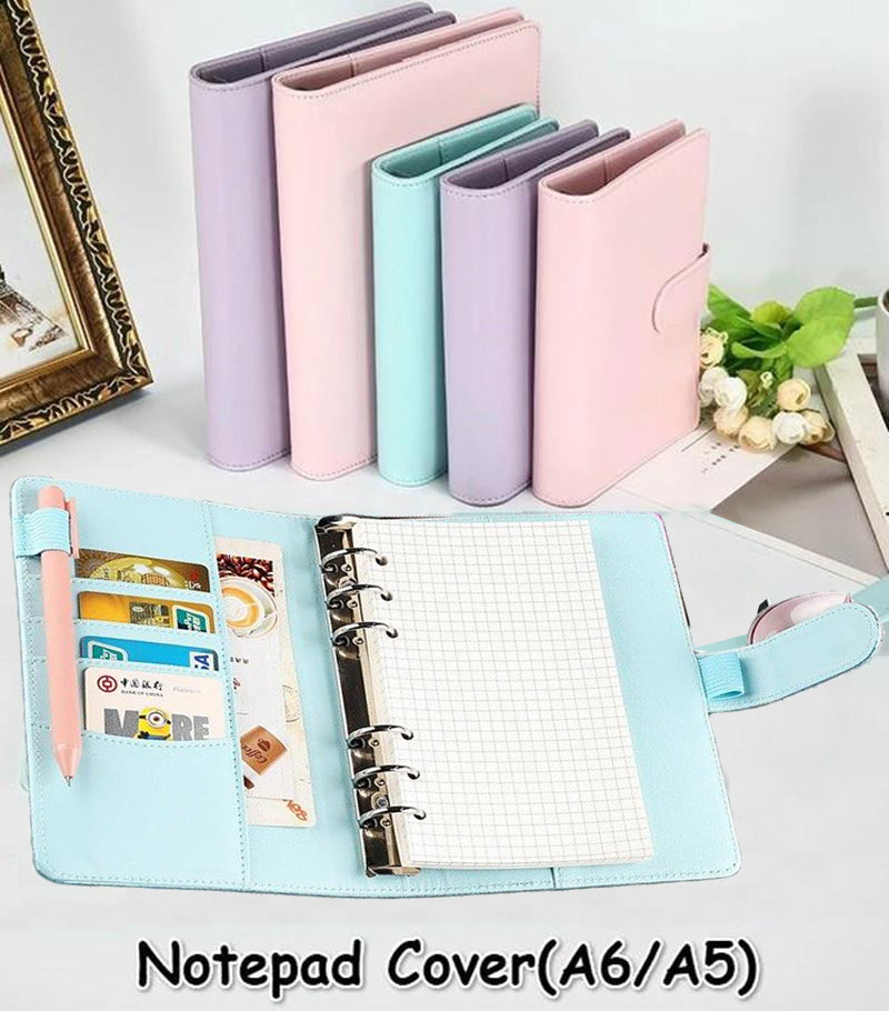A6/A5 Macaroon Warna Kulit PU  - Ring Binder Box ulasan dan harga