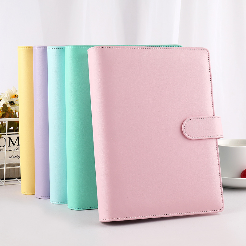 A6/A5 Macaroon Warna Kulit PU  - Ring Binder Box ulasan dan harga