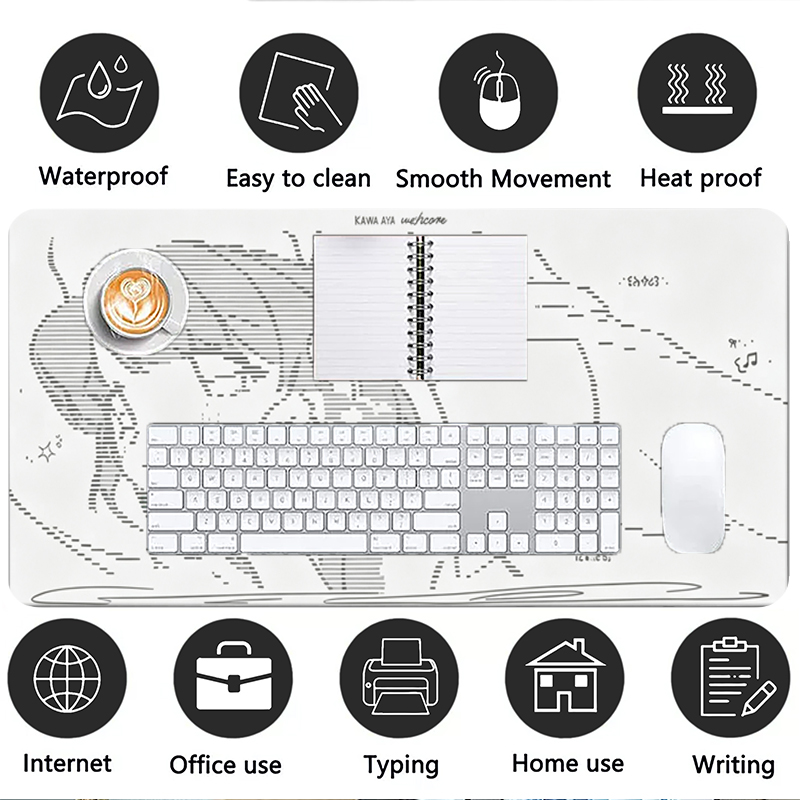 1 Buah Alas Mouse Kulit Anime  - Desk Setup Rug ulasan dan harga